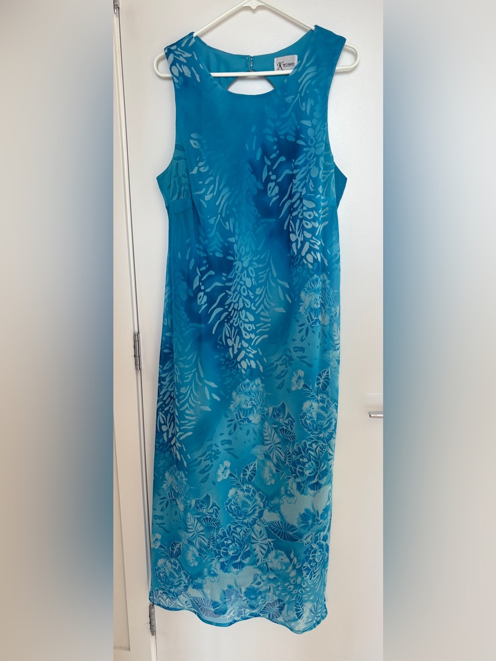 Karen Kane Silk Floral Sheath Dress XL
